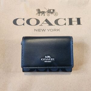 Coach Black Leather Wallet